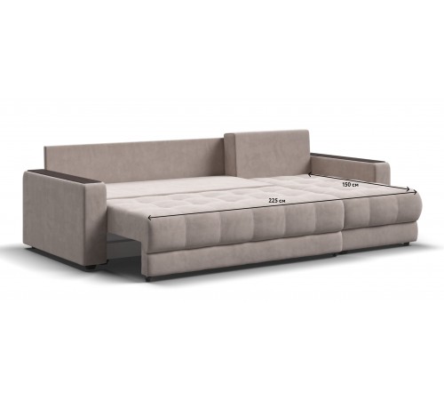 Угловой диван BOSS 3.0 Classic XL велюр Monolit латте Угловой диван BOSS 3.0 Classic XL велюр Monolit латте