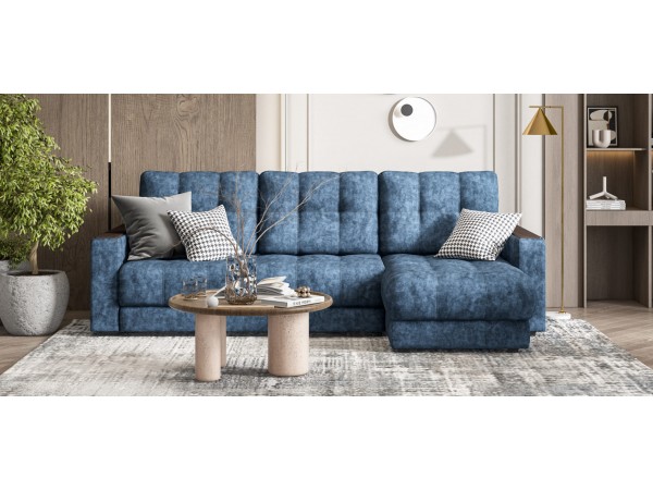 Угловой диван BOSS 3.0 Classic XL Велюр Royal топаз