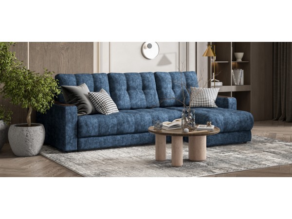 Угловой диван BOSS 3.0 Classic XL Велюр Royal топаз