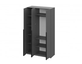 Шкаф Берген ПРО ШК-1200 серый графит