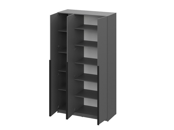 Шкаф Берген ПРО ШК-1200 серый графит