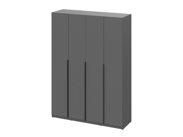 Шкаф Берген ПРО ШК-1600 серый графит