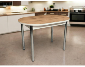Стол обеденный ЛДСП 18 мм Овал 600 х 1000 мм 009О