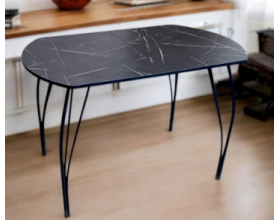 Стол обеденный Эллипс ЛДСП 18 мм 600 х 1000 мм 009Э