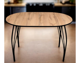 Стол обеденный ЛДСП 18 мм Овал 600 х 1000 мм 009О