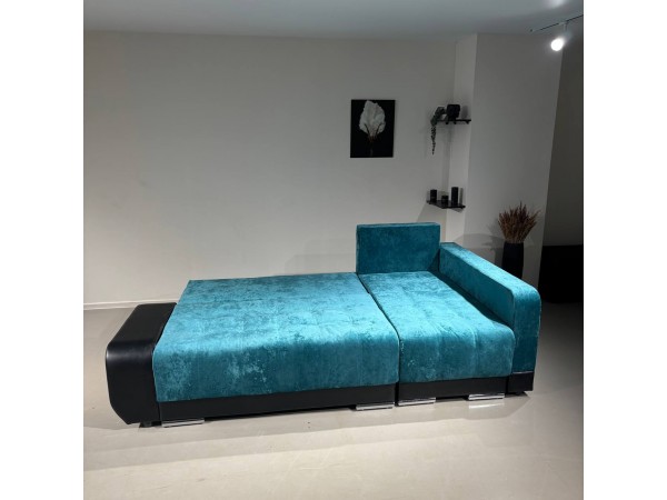 Диван-кровать Олимп-3 угловой, зеленый,  левый угол