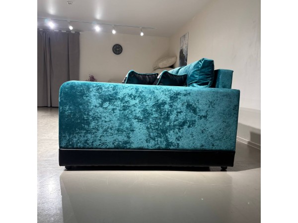 Диван-кровать Олимп-3 угловой, зеленый,  левый угол