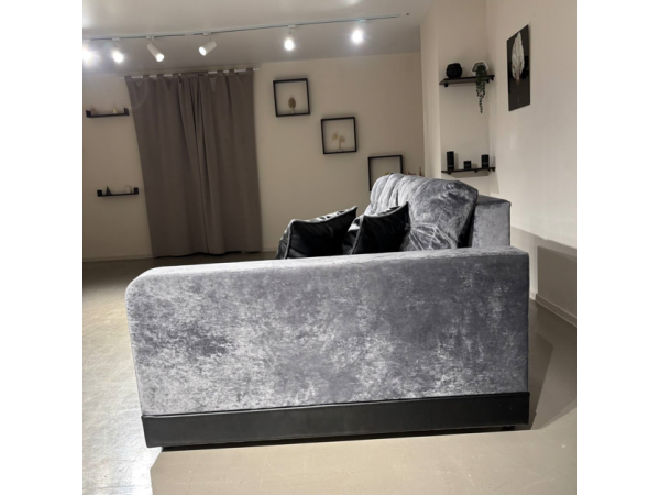 Диван-кровать Олимп-3 угловой, серый,  левый угол