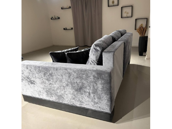 Диван-кровать Олимп-3 угловой, серый,  левый угол