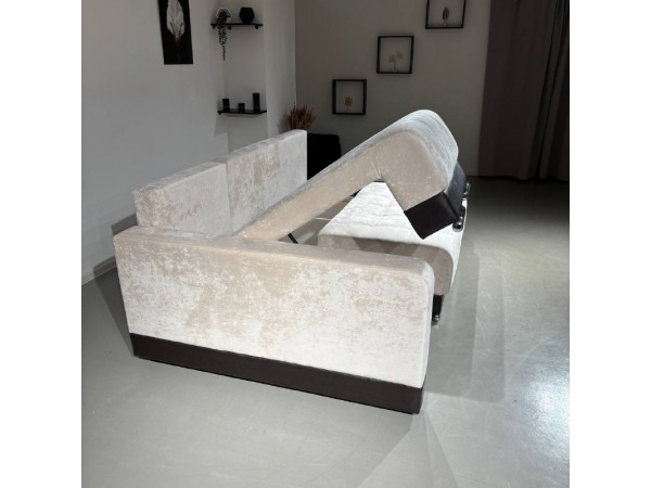 Диван-кровать Олимп-3 угловой, бежевый,  правый угол