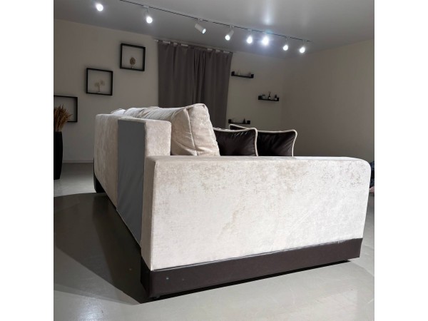 Диван-кровать Олимп-3 угловой, бежевый,  правый угол