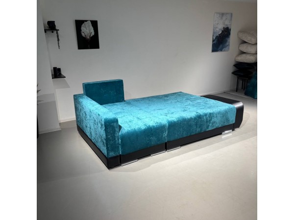 Диван-кровать Олимп-3 угловой, зеленый,  правый угол