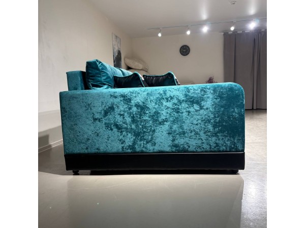 Диван-кровать Олимп-3 угловой, зеленый,  правый угол