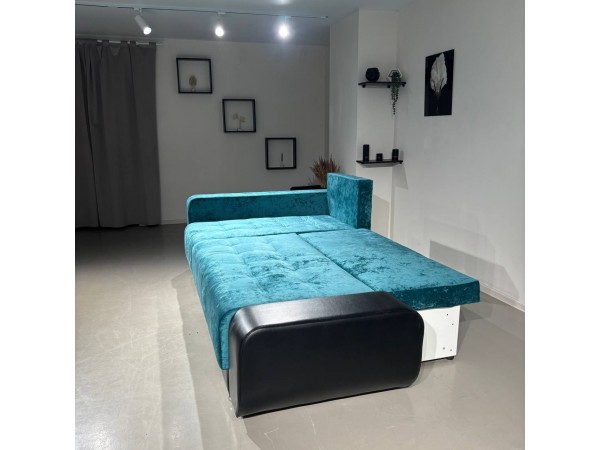 Диван-кровать Олимп-3 угловой, зеленый,  правый угол