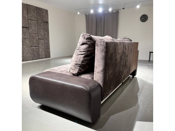 Диван-кровать Олимп-3 угловой, коричневый,  правый угол