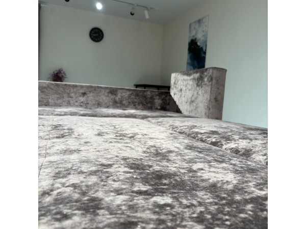 Диван-кровать Олимп-3 угловой, коричневый,  правый угол