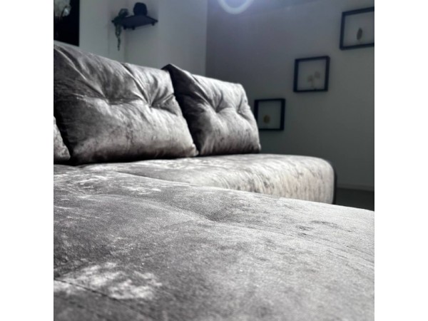 Диван-кровать Олимп-3 угловой, коричневый,  правый угол