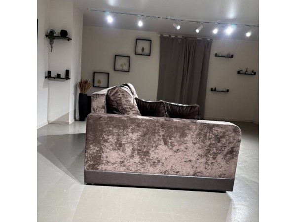 Диван-кровать Олимп-3 угловой, коричневый,  правый угол