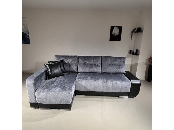 Диван-кровать Олимп-3 угловой, серый, правый угол