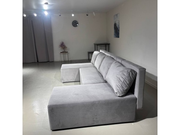 Олимп комо П-образный серый фреш 