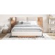 Кровать BOSS LOFT 160*200 Орех Селект, MONOLIT Латте