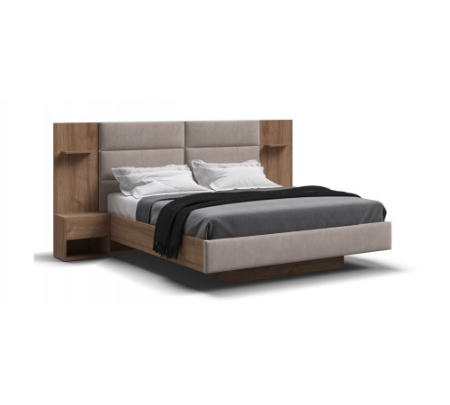 Кровать BOSS LOFT 160*200 Орех Селект, MONOLIT Латте Кровать BOSS LOFT 160*200 Орех Селект, MONOLIT Латте