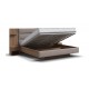 Кровать BOSS LOFT 160*200 Орех Селект, MONOLIT Латте