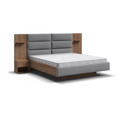 Кровать BOSS LOFT 160*200 Орех Селект, MONOLIT Сталь Кровать BOSS LOFT 160*200 Орех Селект, MONOLIT Сталь