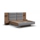 Кровать BOSS LOFT 160*200 Орех Селект, MONOLIT Сталь