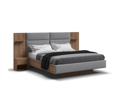 Кровать BOSS LOFT 160*200 Орех Селект, MONOLIT Сталь Кровать BOSS LOFT 160*200 Орех Селект, MONOLIT Сталь