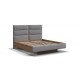 Кровать BOSS LOFT 160*200 Орех Селект, MONOLIT Сталь