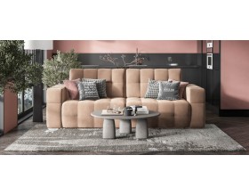 Босс ХО диван Велюр Монолит мокко