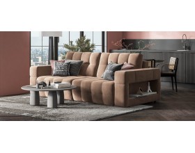 Босс ХО диван Велюр Монолит мокко