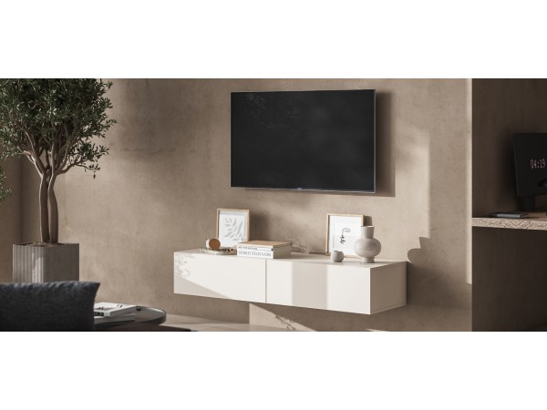 ТВ Тумба BOSS STANDART 140 Кашемир серый