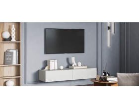 ТВ Тумба Босс Стандарт 140 Шиншилла серая