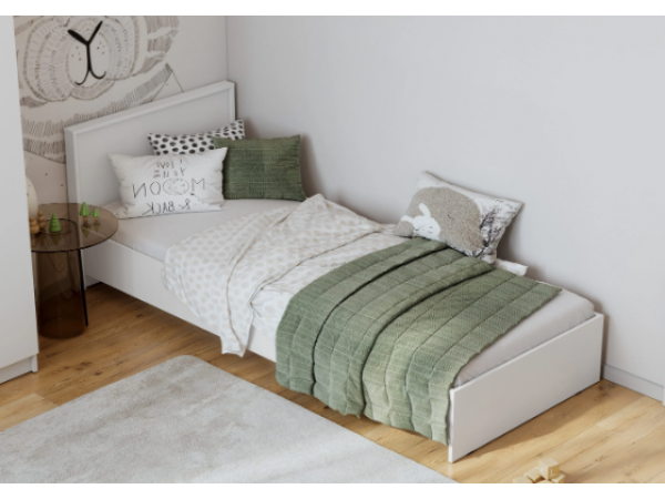 Кровать Берген КР-80 белое дерево