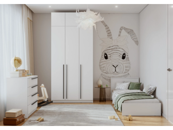 Кровать Берген КР-80 белое дерево