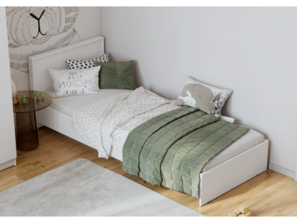 Кровать Берген КР-80 белое дерево