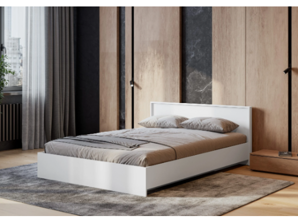 Кровать Берген КР-140 белое дерево