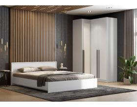 Кровать Берген КР-140 белое дерево