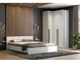 Кровать Берген КР-160 белое дерево