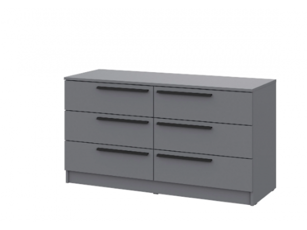 Комод Берген КМ-1200  серый графит