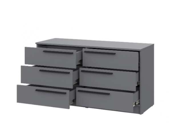 Комод Берген КМ-1200  серый графит