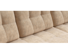 Босс ХЛ угловой диван Велюр Роял шампань