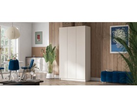 Идея 120 шкаф распашной 3Д Белый