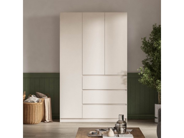 Идея 135 шкаф распашной 3Д+ящики Кашемир