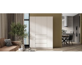 Идея 160 шкаф распашной 4Д+ящики Кашемир