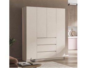 Идея 180 шкаф распашной 4Д+ящики Кашемир