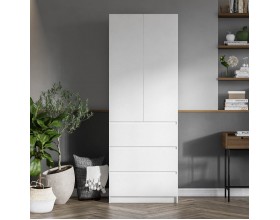 Идея 80 шкаф распашной 2Д+ящики Белый