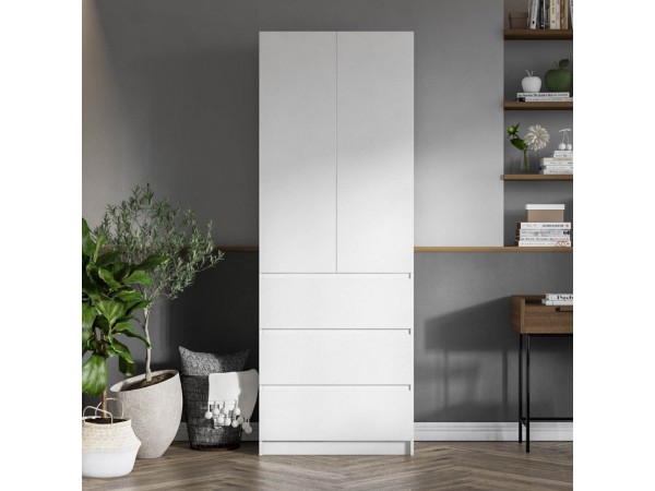 Идея 80 шкаф распашной 2Д+ящики Белый